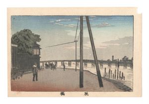 Yasuji,Tankei / True Pictures of Famous Places of Tokyo / Umaya Bridge [東京真画名所図解　厩橋]