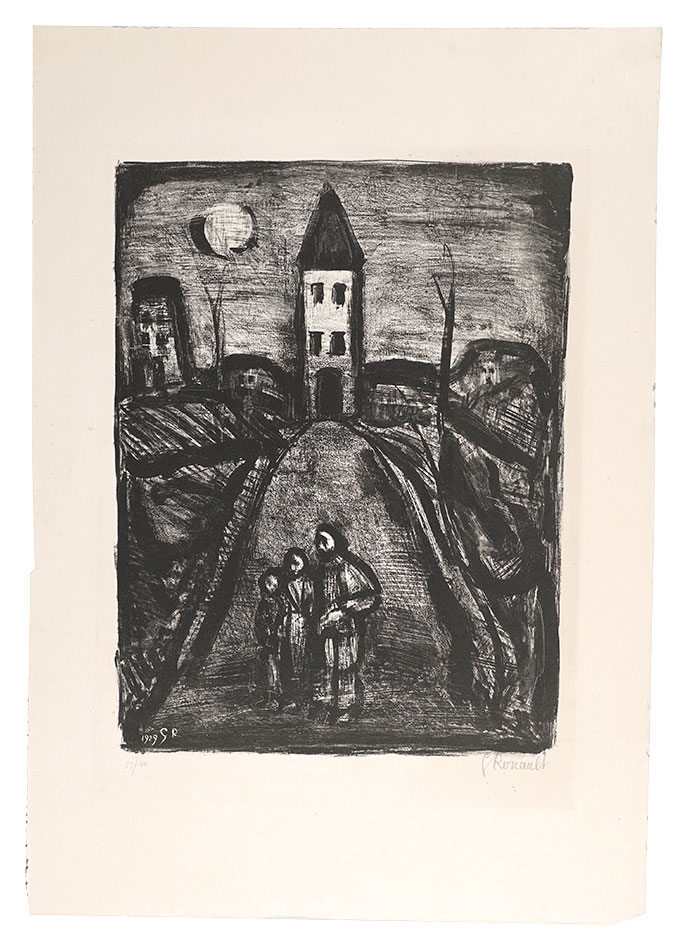 Georges Rouault “Faubourg des Longues Peines (La Pauvre Eglise)”