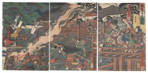 盆応寺夜討図