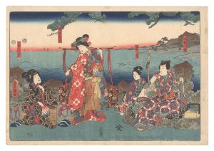 豊国三代「源氏模様娘雛形」