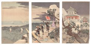 Beisaku / The Second Army's Occupation of Jinzhoucheng [第ニ軍金州城占領之図]