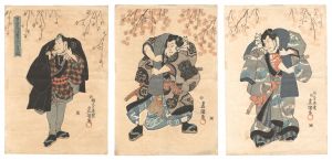 豊国三代「関取二代勝負附」