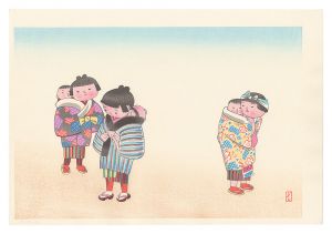 Kiyohara Hitoshi / Girls Looking after Babies (tentative title)