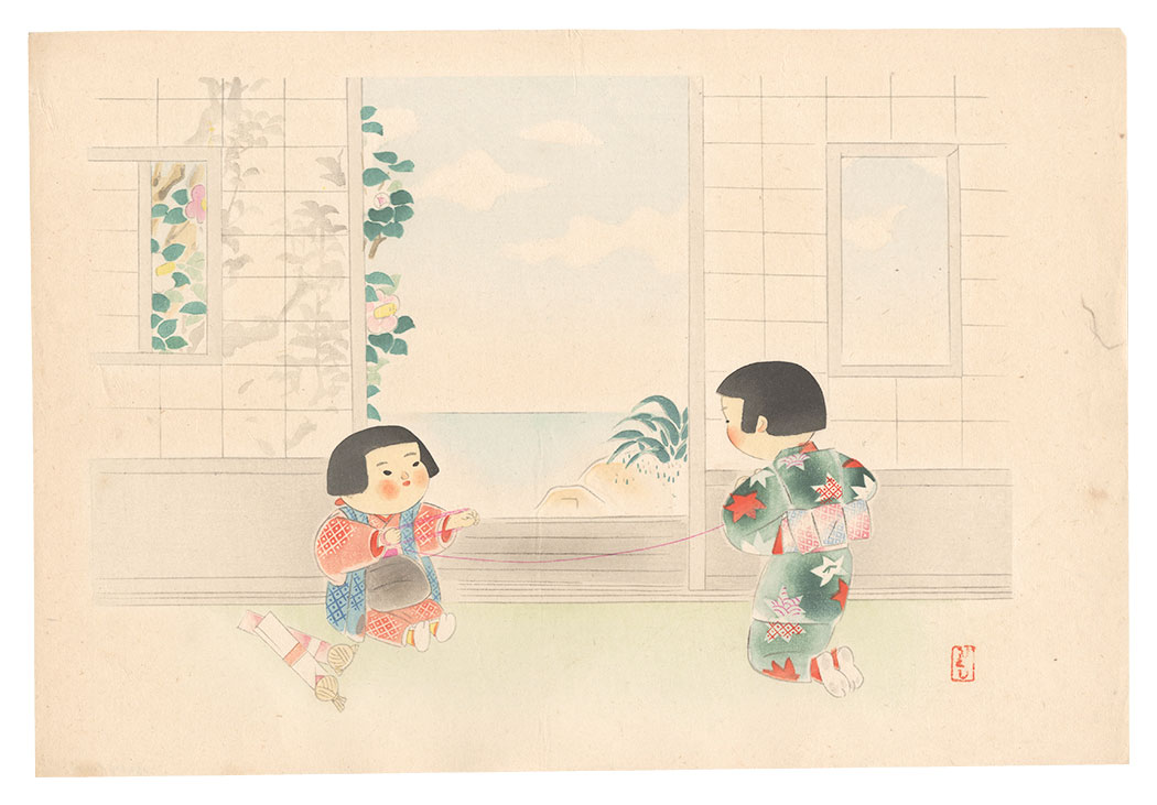 清原斉「糸巻き（仮題）」
