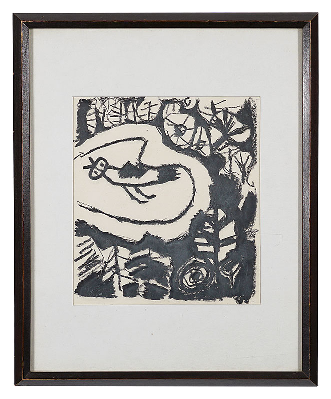 畦地梅太郎「自筆画稿」
