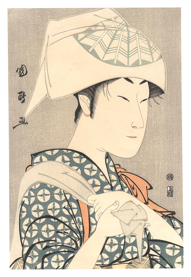 Kunimasa “Actor Nakamura Noshio II as a White Fox Disguised as Kuzunoha 【Reproduction】【Reproduction】”