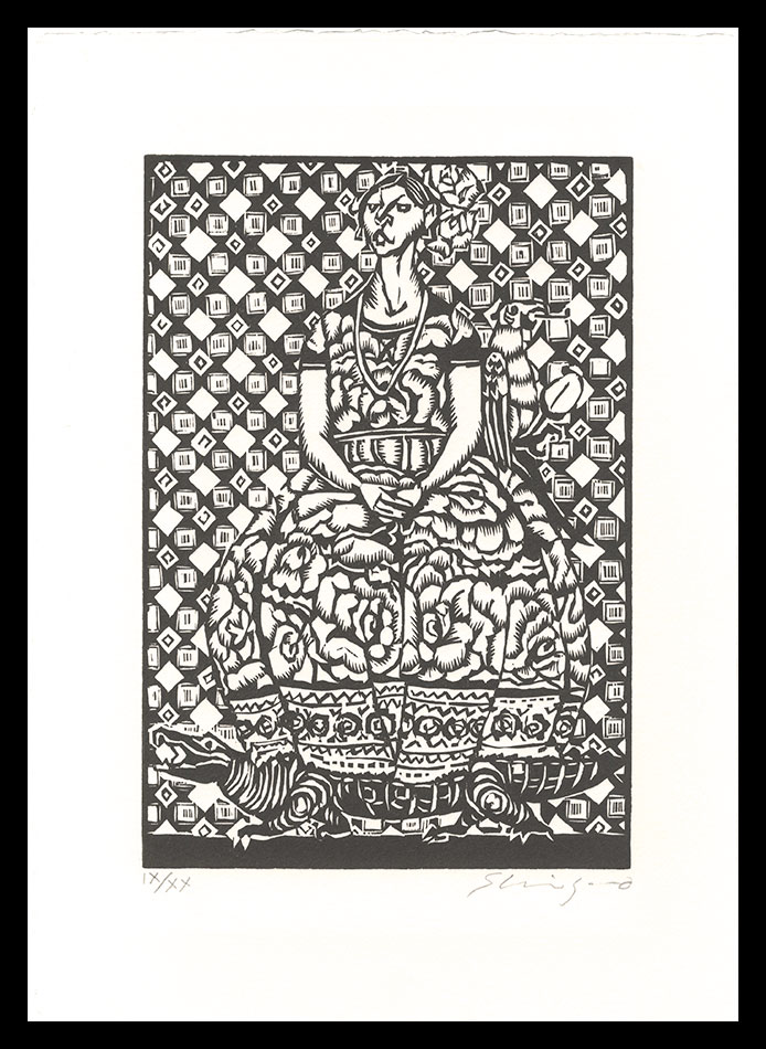 Takeda Shinzaburo “Young Lady in Oaxaca”