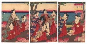 国明二代「芝公園地丸山 御遊覧之図」