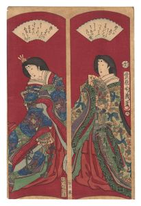 周義「美人画」