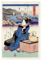 Tokaido Beauties / Ejiri【Repro......