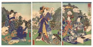 国貞二代「花遊由縁四阿屋」