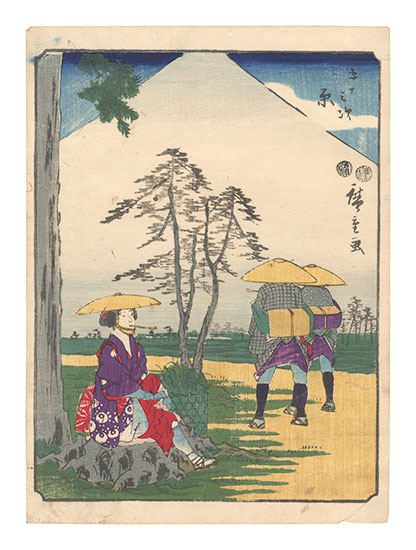 Hiroshige I “Fifty-three Stations / Hara”