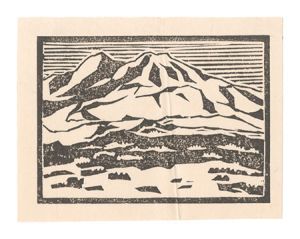 Muto Kanichi / Snow on the Mountains, Kyushu Alps