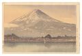 Morning Fuji, Lake Kawaguchi