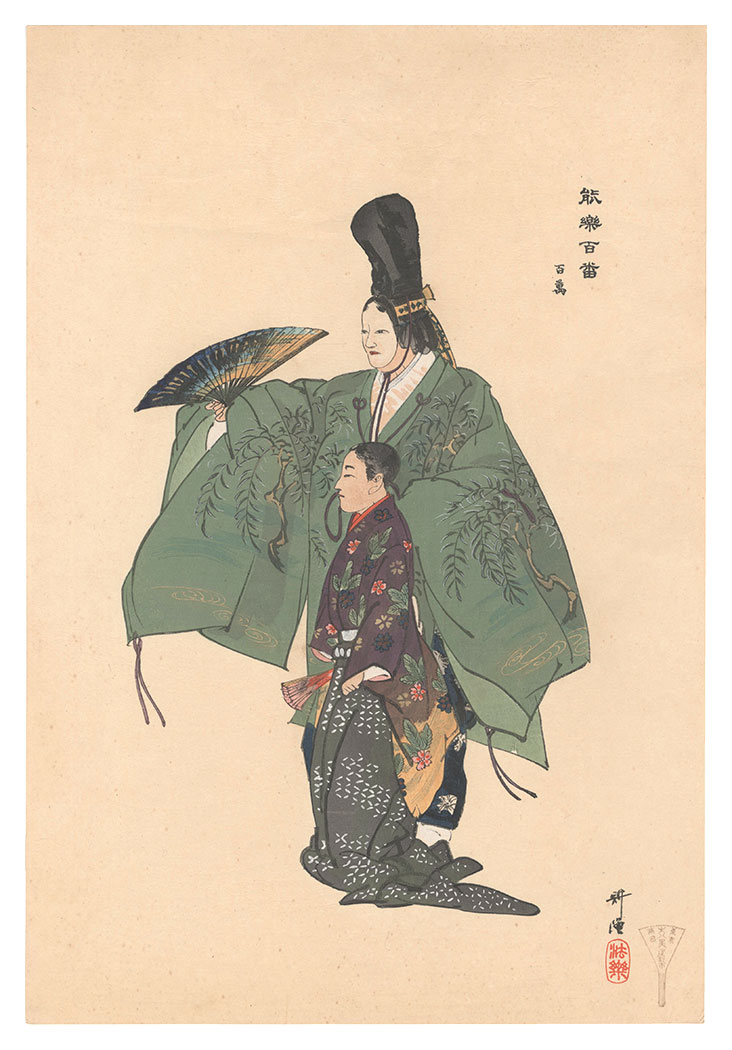 Tsukioka Kogyo “One Hundred Noh Plays / Hyakuman”