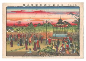 Tsunajima Kamekichi / Famous Places in Tokyo / Concert Hall in Hibiya Park [東京名所　日比谷公園音楽堂之図]