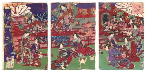周延「舞楽之図」