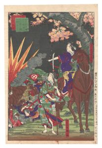 児玉弥七「鹿児島戦記　両女勇を振ふて花岡山に官軍と戦血氊をしく」