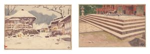 大下藤次郎「自筆風景画」