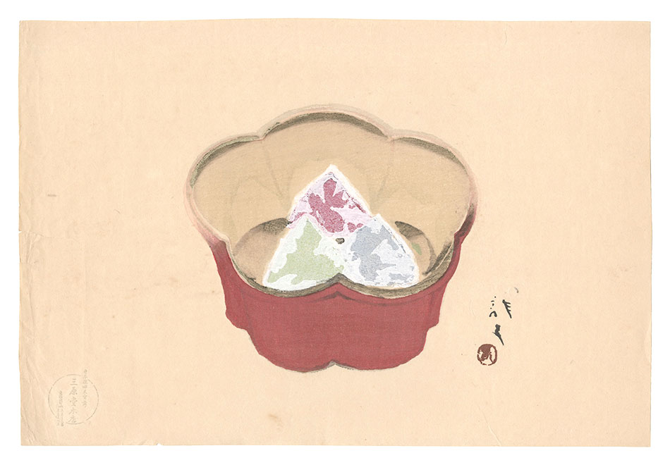 Kawabata Ryushi “Miharado Honten wrapping paper”
