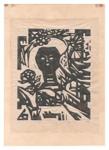 Young Woman with a Flower
