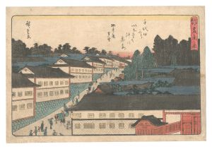 広重初代「江戸名所　霞か関之図」