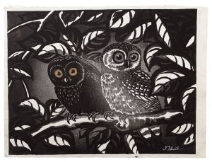 Tokuriki Tomikichiro / Two Owls