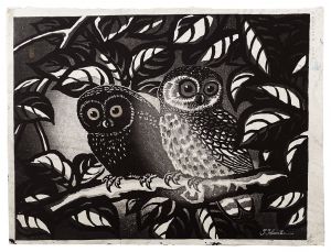 Tokuriki Tomikichiro / Two Owls