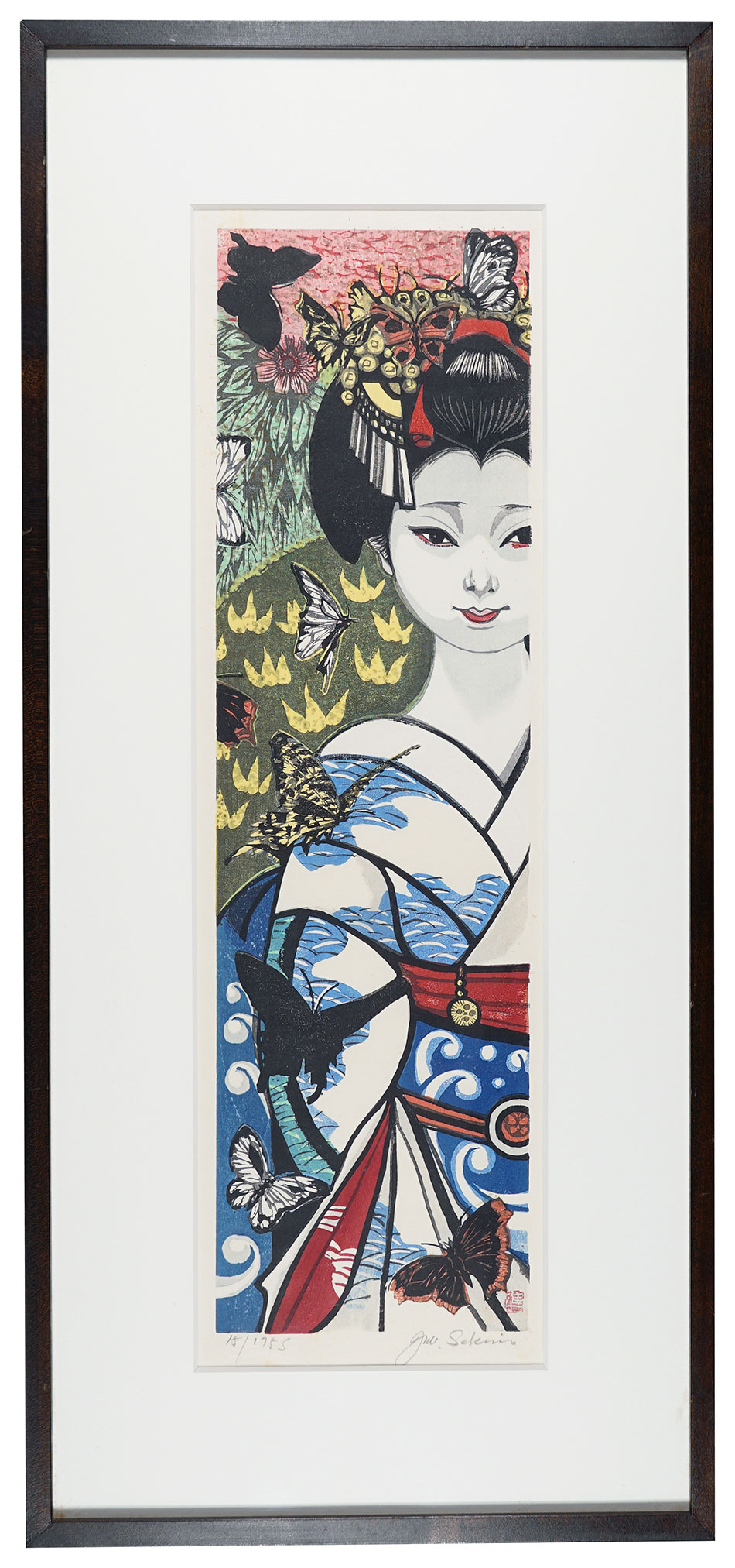 Sekino Junichiro “Twelve Months of Maiko / April: Butterfly”