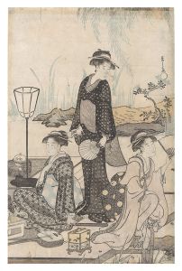 Eishi / Genji in Fashionable Modern Guise / Hotaru [風流やつし源氏　蛍]
