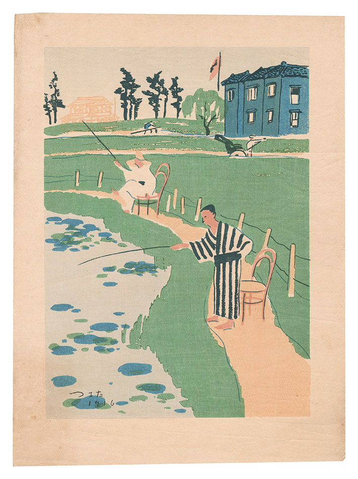 Tsuruta Goro “Fishing (tentative title)”