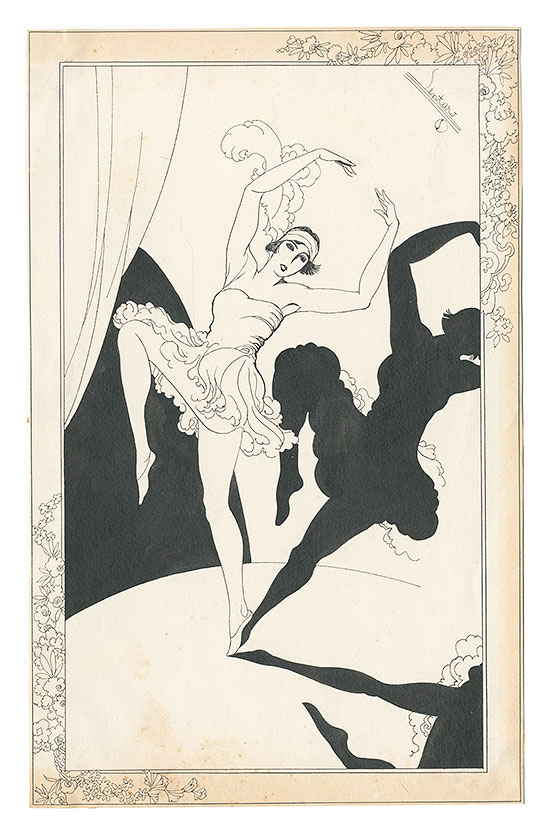 岩田専太郎「自筆画稿」