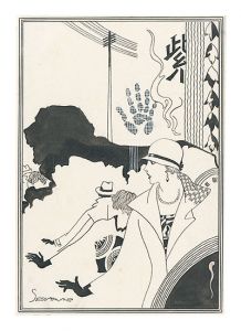 岩田専太郎「自筆画稿」