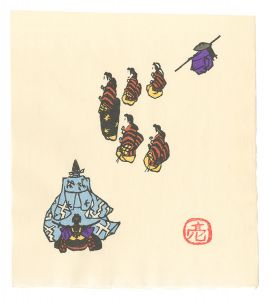 Takao Ryoichi / Original Woodblock Prints: Danish Doll and Kanjincho