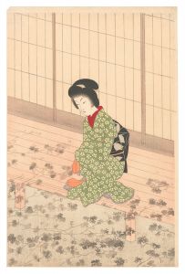 小村雪岱「灯影（桜蔭）」