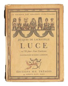 ｢[仏]Luce ou L'enfance d'une courtisane｣ジャック・ド・ラクルテル著 マリー・ローランサン挿画