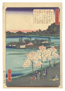 Hiroshige II / Views of Famous Places in Edo / Benten Shrine in Shinobazu Pond [江戸名勝図会　不忍弁天]