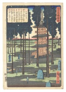 広重二代「江戸名勝図会　中野宝仙寺」