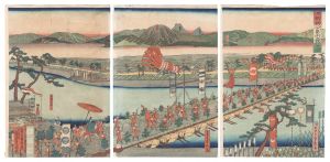 貞秀「源頼朝公奥州発行之図」