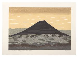 Hagiwara Hideo / Thirty-six Views of Mt. Fuji in the HEISEI period / Towering over the Sea of Clouds