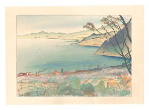 Yamaguchi Hoshun / Eight Views of Japan / Beppu Hot Springs (Oita)
