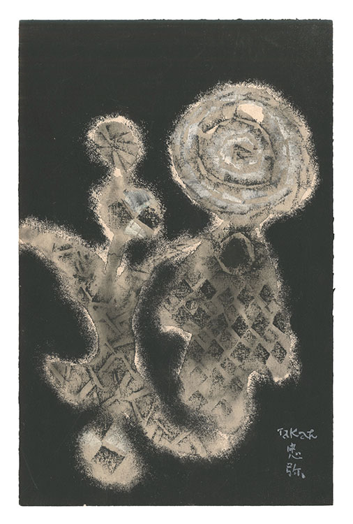 高橋忠弥「自筆画稿　麗春」