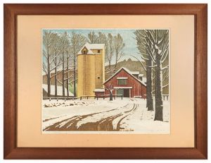 Oka Shikanosuke / Pasture with Lingering Snow