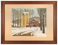Pasture with Lingering Snow