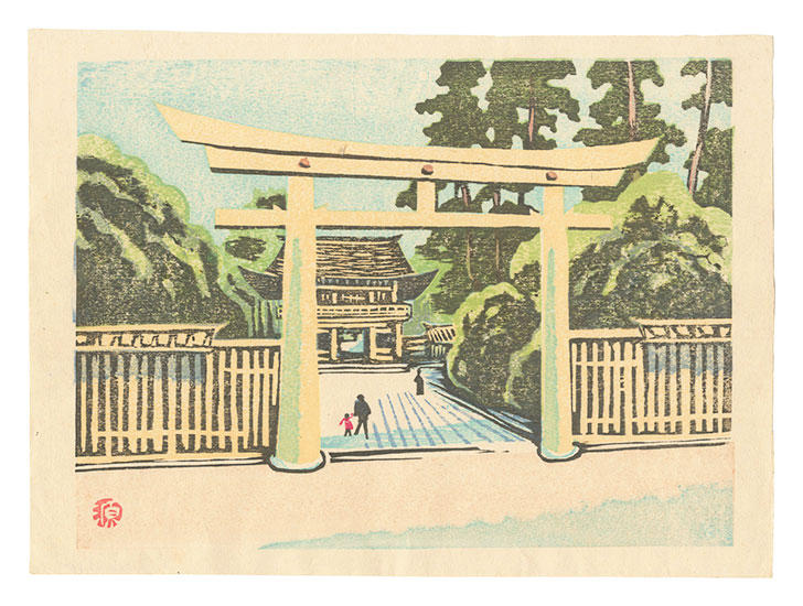山口源「東京回顧図会　明治神宮」