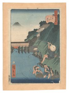 広景「江戸名所道外尽　四 御茶の水の釣人」