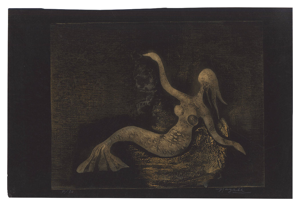 永瀬義郎「作品（人魚）」
