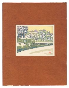橋本興家「雪の彦根城」