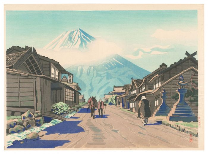 Tsuruta Goro “Yoshidaguchi Trail, Mount Fuji”