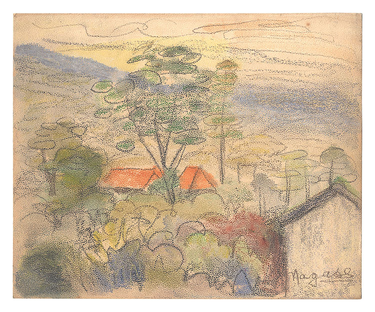 永瀬義郎「風景画」